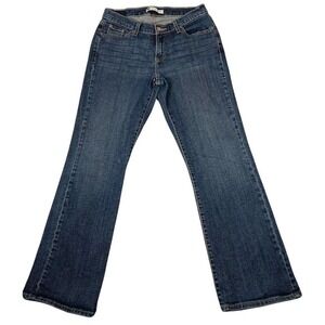 Levis 529 Jeans Womens 12M Blue 32x32 Curvy Bootcut Stretch Medium Wash Denim Pa